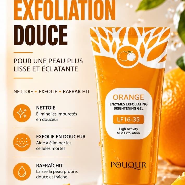 Orange enzymes exfoliating brightening gel — vue 2