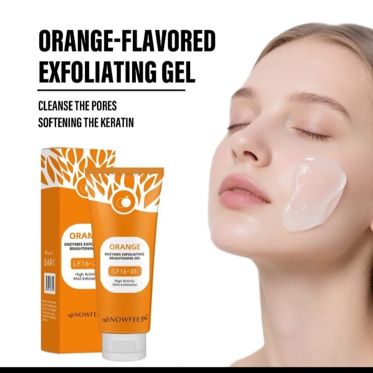 Orange enzymes exfoliating brightening gel — vue 4