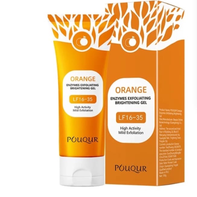 Orange enzymes exfoliating brightening gel — vue 5
