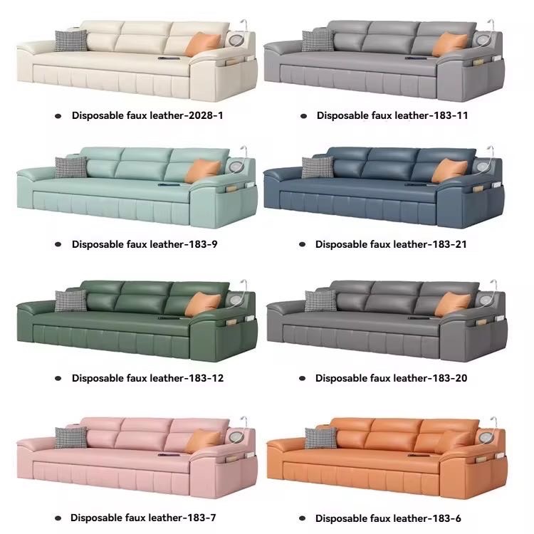 Canapé-lit en tissu convertible — vue 4