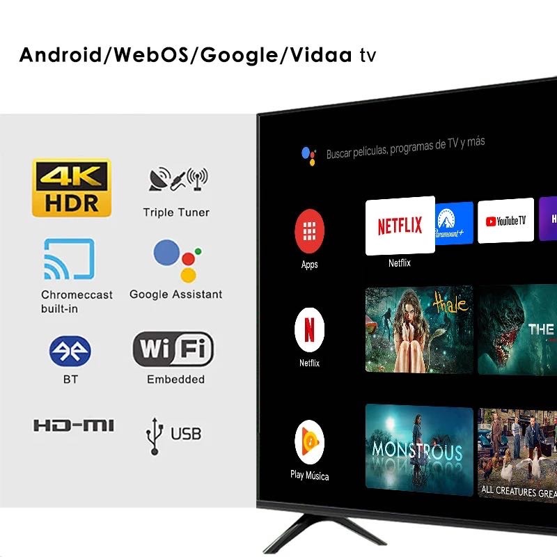 Téléviseur LED Smart Android — vue 2