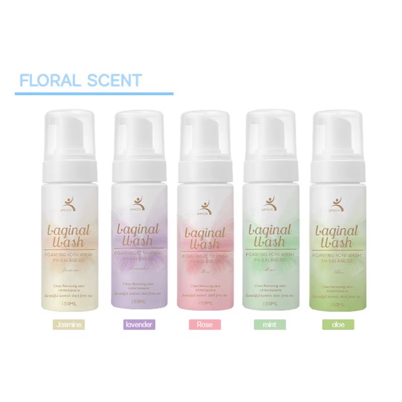 Hygiène féminine biologique, gel moussant féminin, nettoyage vaginal, soin aux herbes, 60 ml, lavage — vue 2