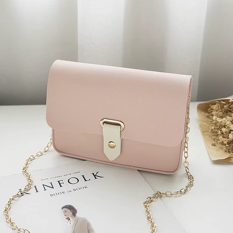 Mode femmes sacs de messager coréen petit sac carré Mini sacs à bandoulière en cuir PU solide — vue 5