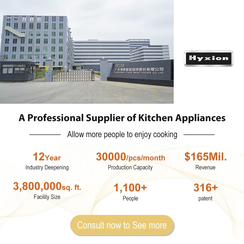 Cuisinière à gaz Hyxion personnalisée avec four et grill, 6 brûleurs — vue 5