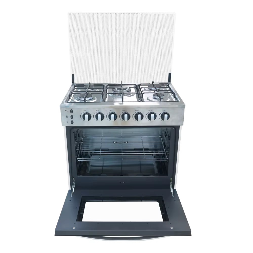 Cuisinière et four encastrés à gaz 5 brûleurs (acier inoxydable) pour usage commercial — vue 5