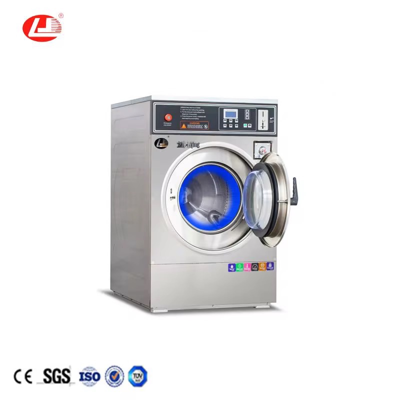 Nouvelle machine industrielle électrique LJ: Laveuse, sécheuse, repasseuse, plieuse, etc. Machine à laver en acier inoxydable — vue 2
