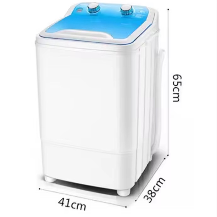 Machine à Laver Semi-Automatique Mini de 7,5 KG Chaudement Vendue, Multifonctionnelle pour Usage Domestique et Commercial, avec Fonctions Chaussures et Séchage — vue 4