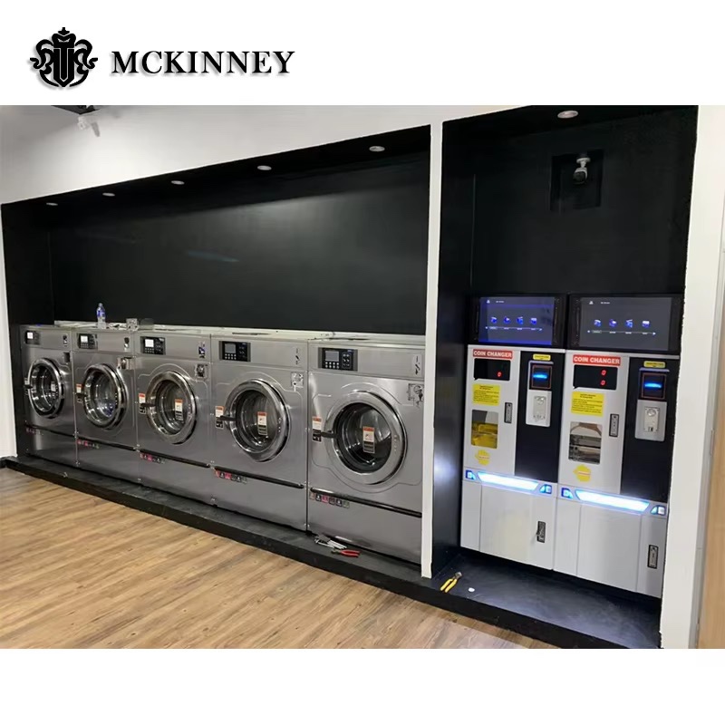 Lave-linge et sèche-linge à monnayeur, capacité de 12 kg Voir — vue 5