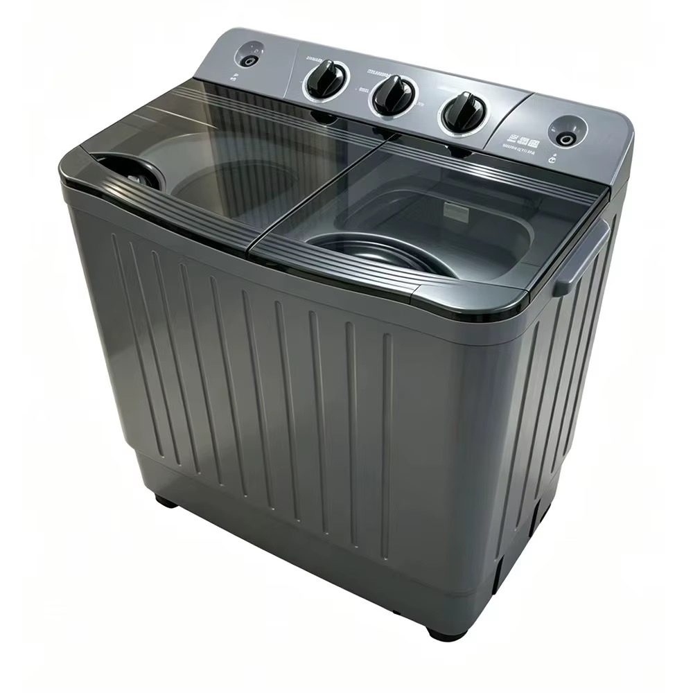 Lave-linge/sécheuse électrique semi-automatique à double cuve avec boitier en plastique, tout-en-un, classe d'efficacité énergétique A — vue 3