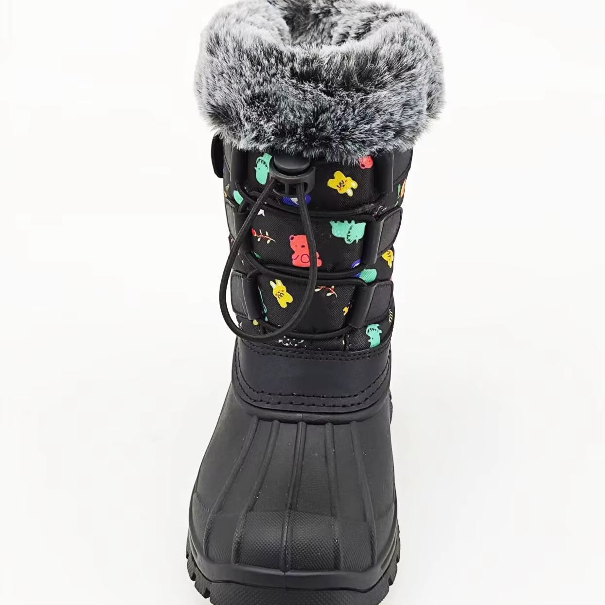 Bottes d'hiver pour enfants YLS618, mode en gros, antidérapantes, mi-mollet, thermiques, chaudes, imperméables, pour l'extérieur — vue 3