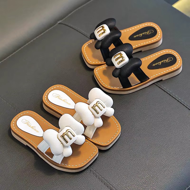 Chaussons d'été pour filles, nouveaux, antidérapants, style princesse, pour intérieur et extérieur, chaussons décontractés à motif de dessin animé pour bébés filles — vue 2