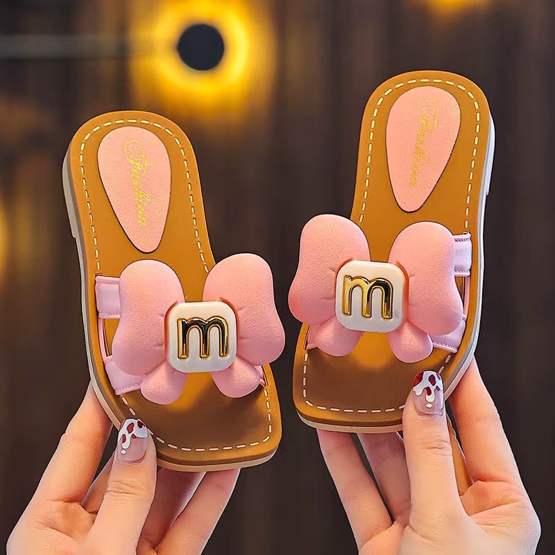 Chaussons d'été pour filles, nouveaux, antidérapants, style princesse, pour intérieur et extérieur, chaussons décontractés à motif de dessin animé pour bébés filles — vue 3