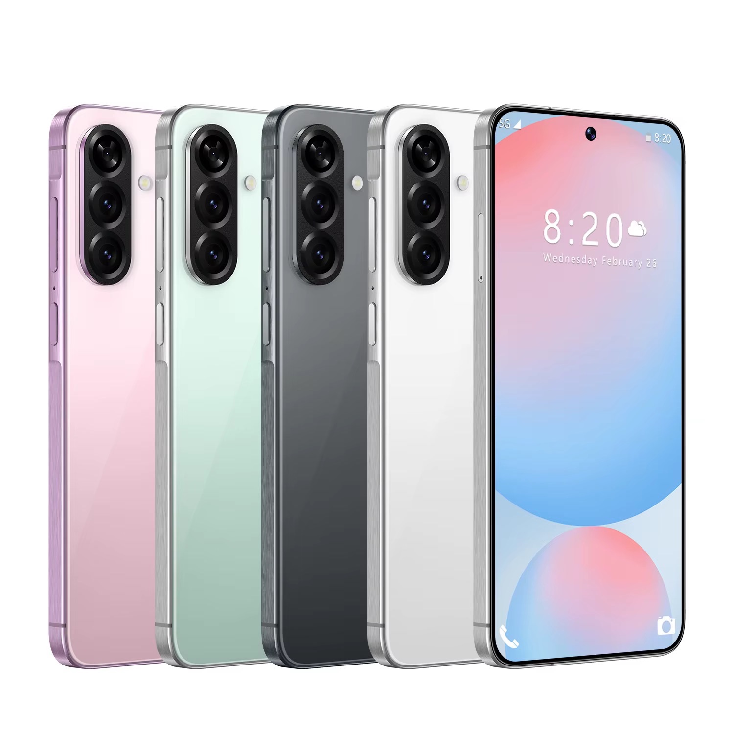Smartphones originaux A56 5G double SIM, 12 Go de RAM, 512 Go de ROM, charge rapide 65 W, 8+256 Go, version mondiale, téléphone portable neuf — vue 2