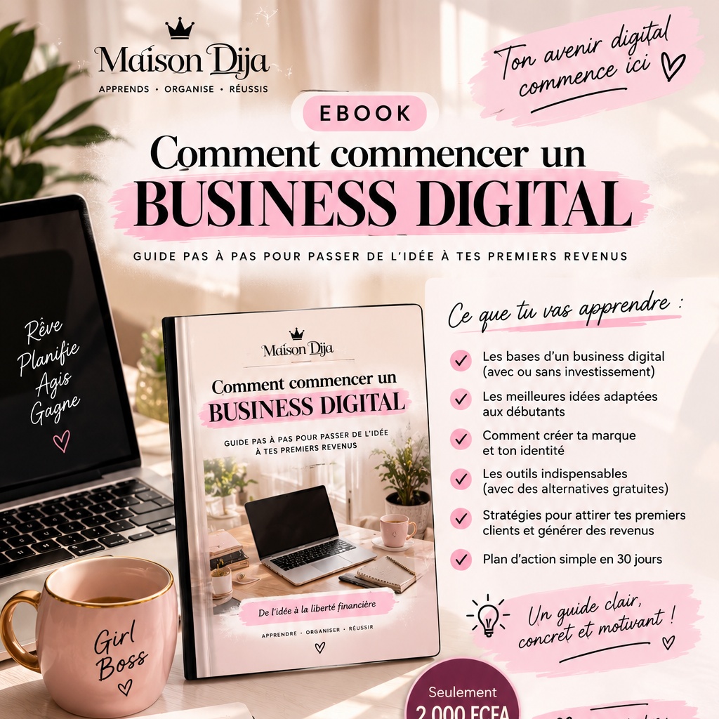 DIGITAL GIRLBOSS — Le Pack Complet pour Lancer, Organiser & Développer Ton Projet Digital — vue 2