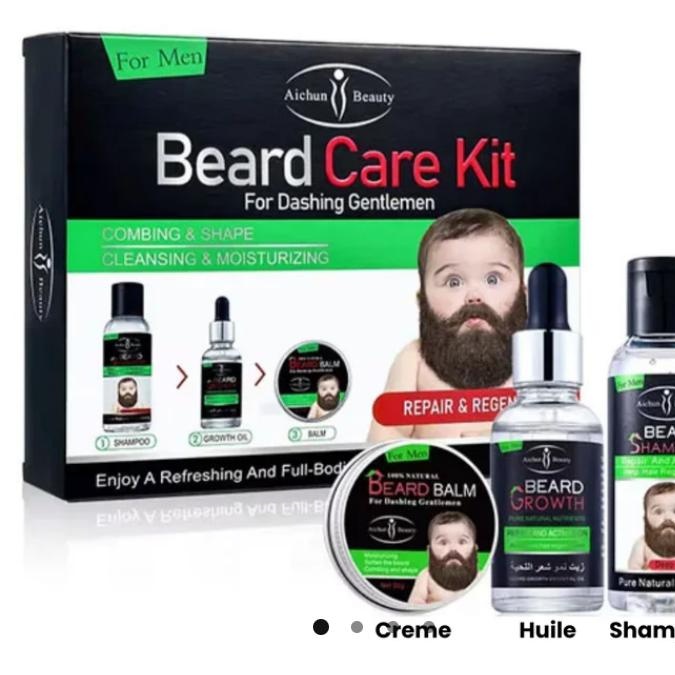 Kit Ultime de Croissance et Soin de la Barbe - Aichun Beauty — vue 2