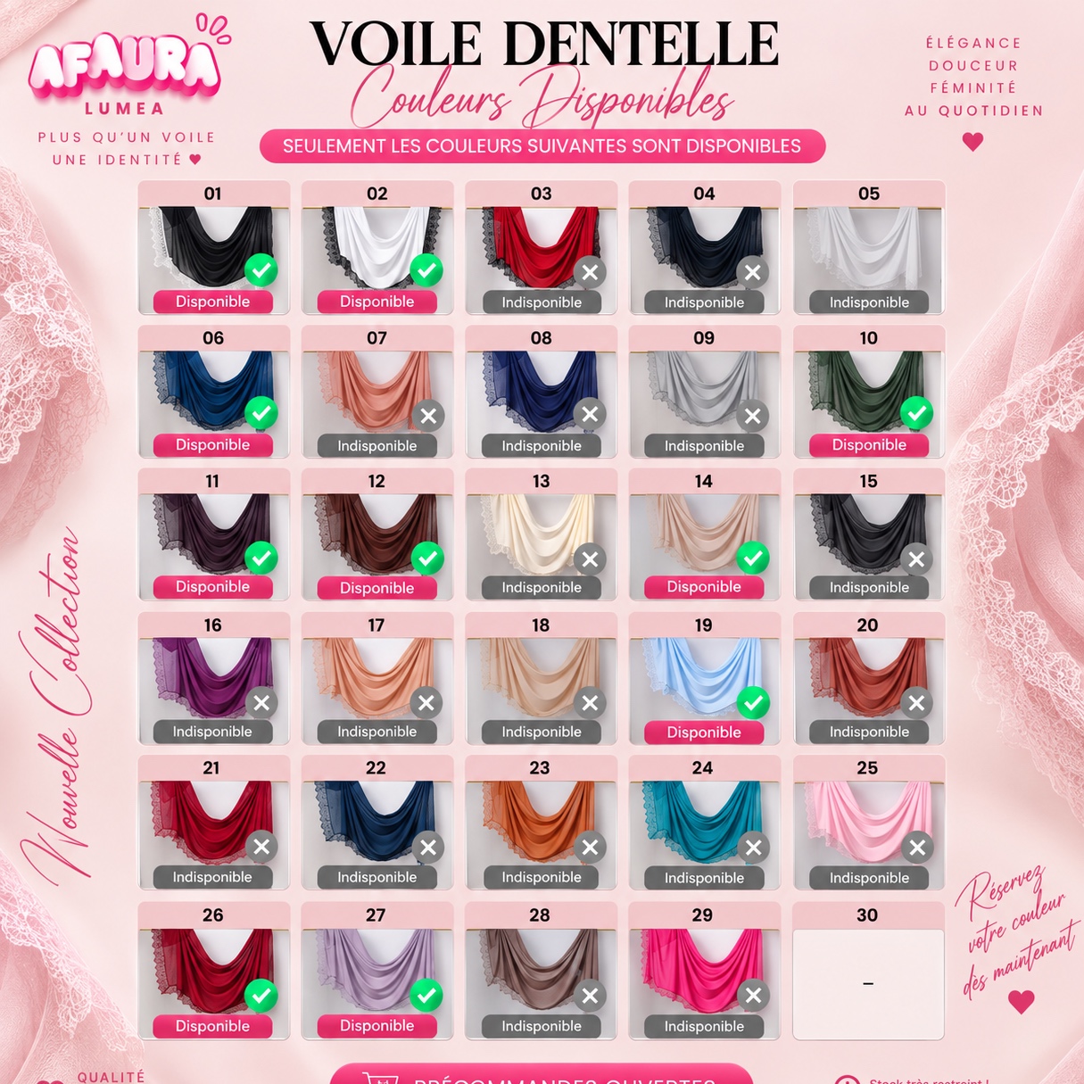 MODAL DENTELLE 🌸 — vue 3